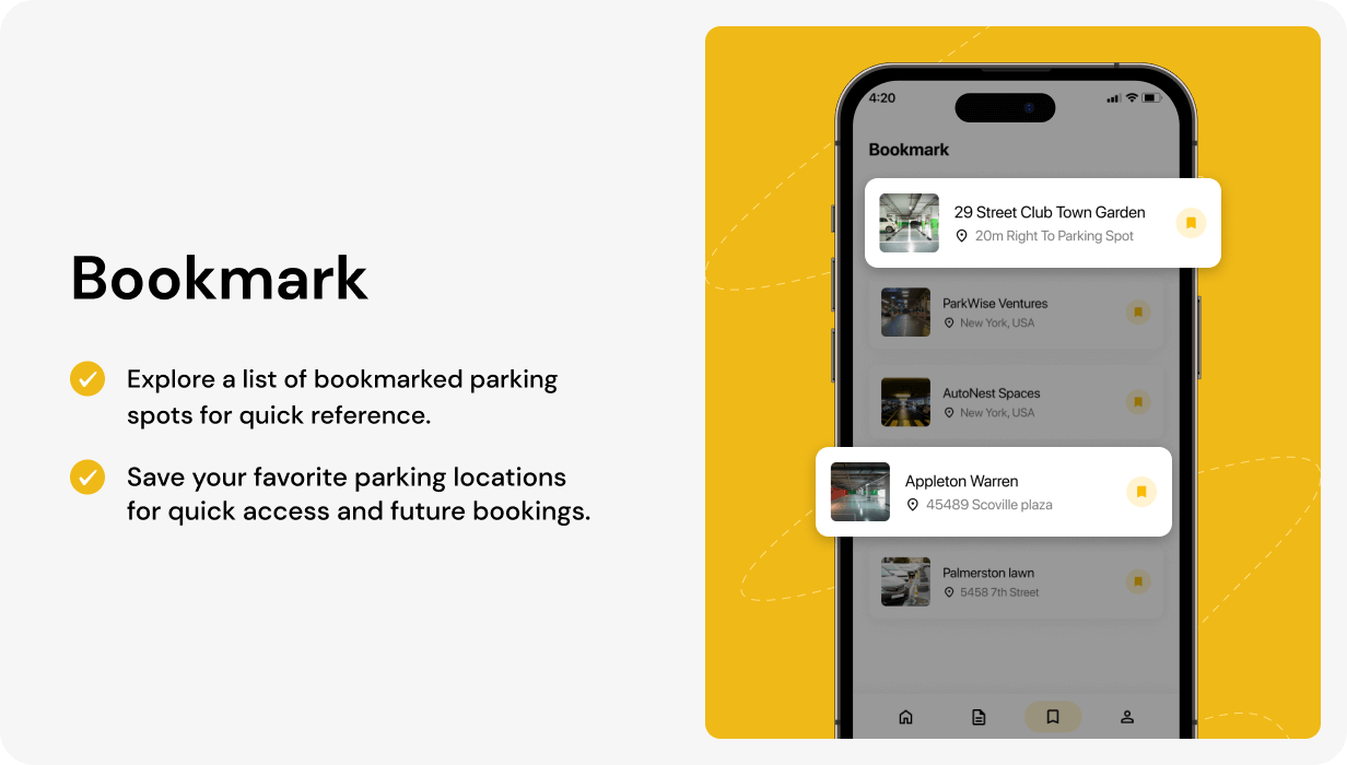 Parking Finder UI template | FindMySpot App in Flutter | ParkSpotter App Template - 11