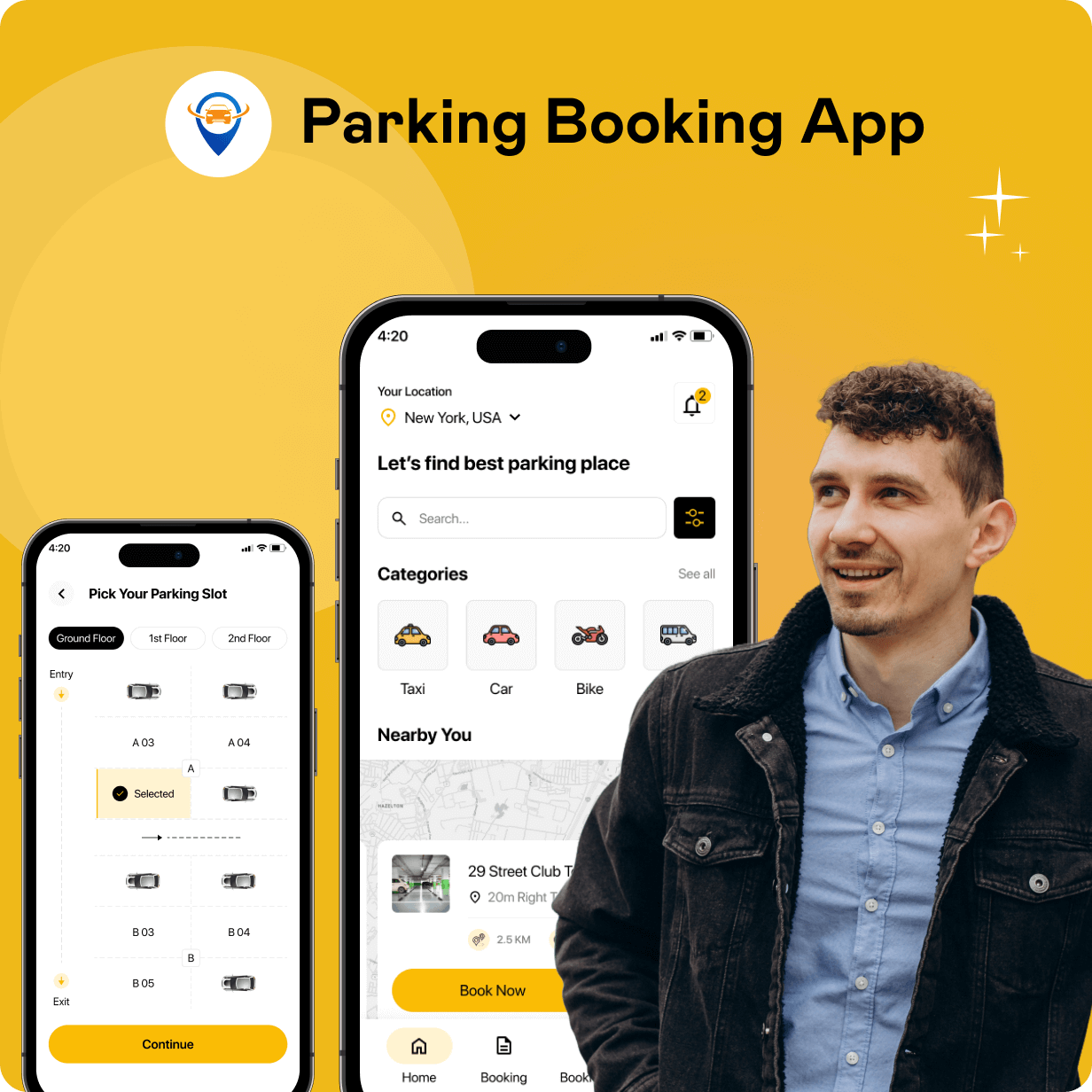 Parking Finder UI template | FindMySpot App in Flutter | ParkSpotter App Template - 15