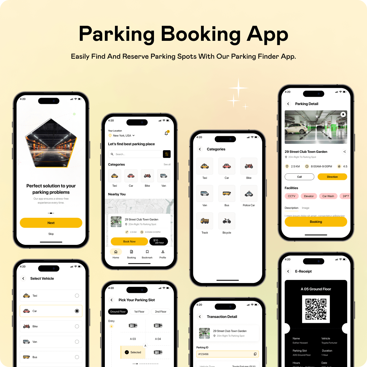 Parking Finder UI template | FindMySpot App in Flutter | ParkSpotter App Template - 16