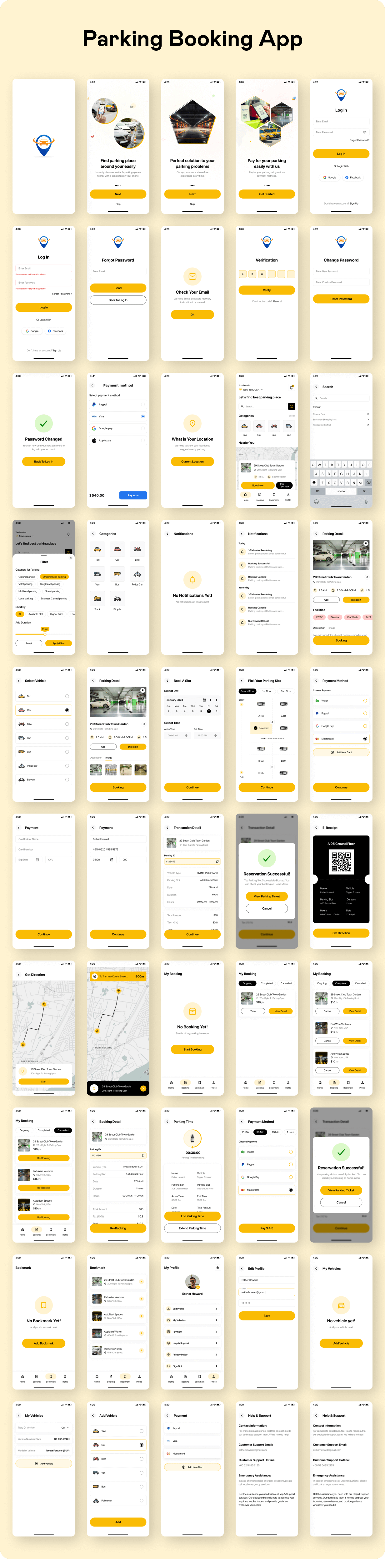 Parking Finder UI template | FindMySpot App in Flutter | ParkSpotter App Template - 17