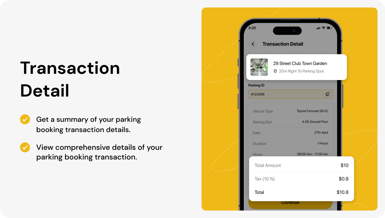 Parking Finder UI template | FindMySpot App in Flutter | ParkSpotter App Template - 9