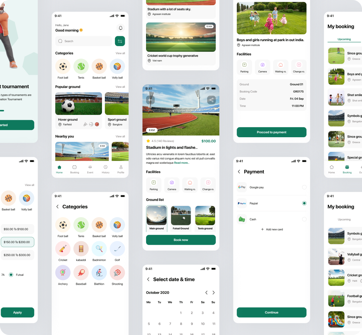 BookSpot UI Template | Play Ground Booking App | Flutter | Easy Sports Venue Reservations App - 4