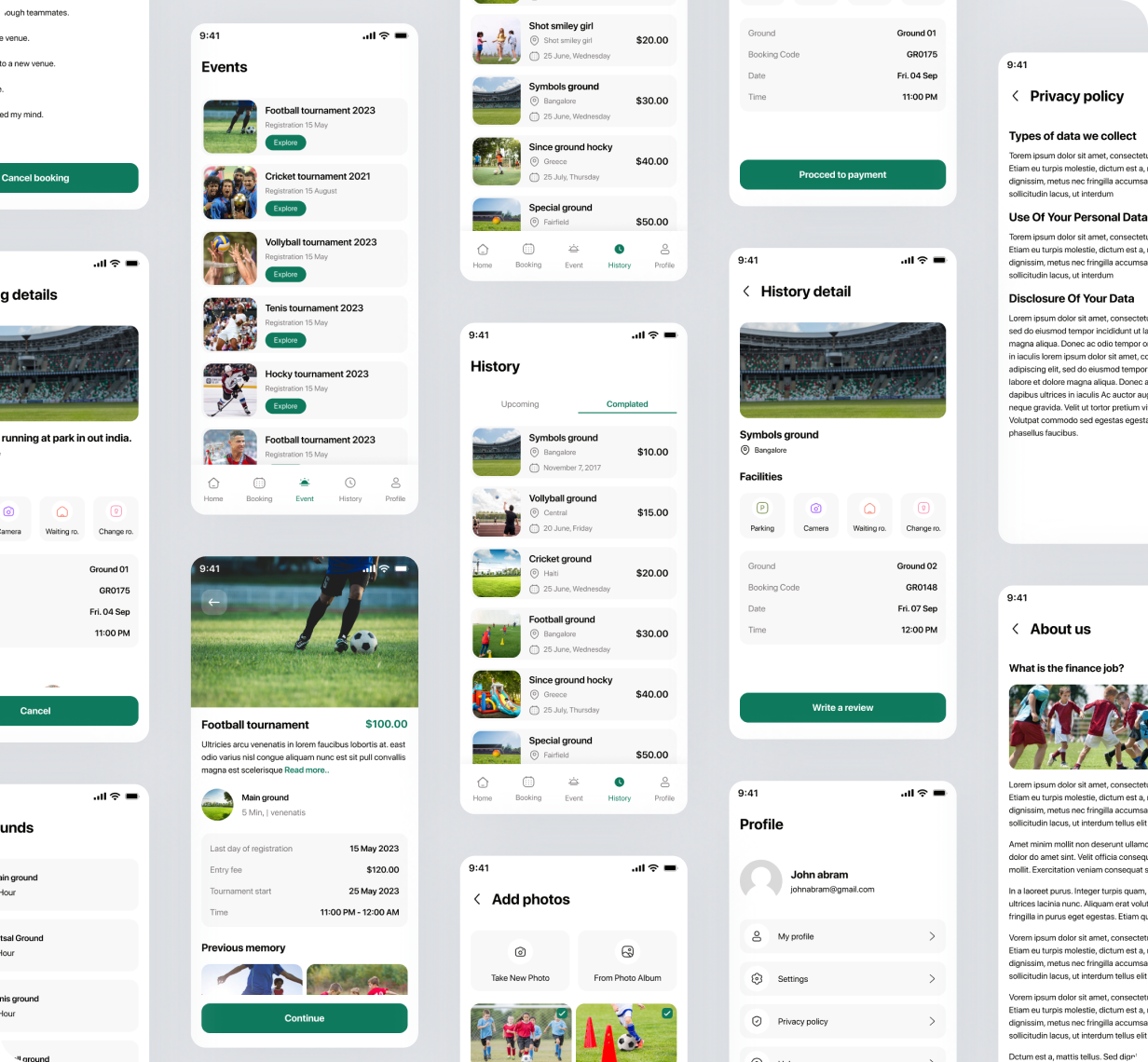 BookSpot UI Template | Play Ground Booking App | Flutter | Easy Sports Venue Reservations App - 5