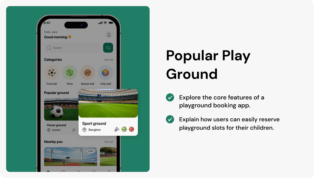 BookSpot UI Template | Play Ground Booking App | Flutter | Easy Sports Venue Reservations App - 6