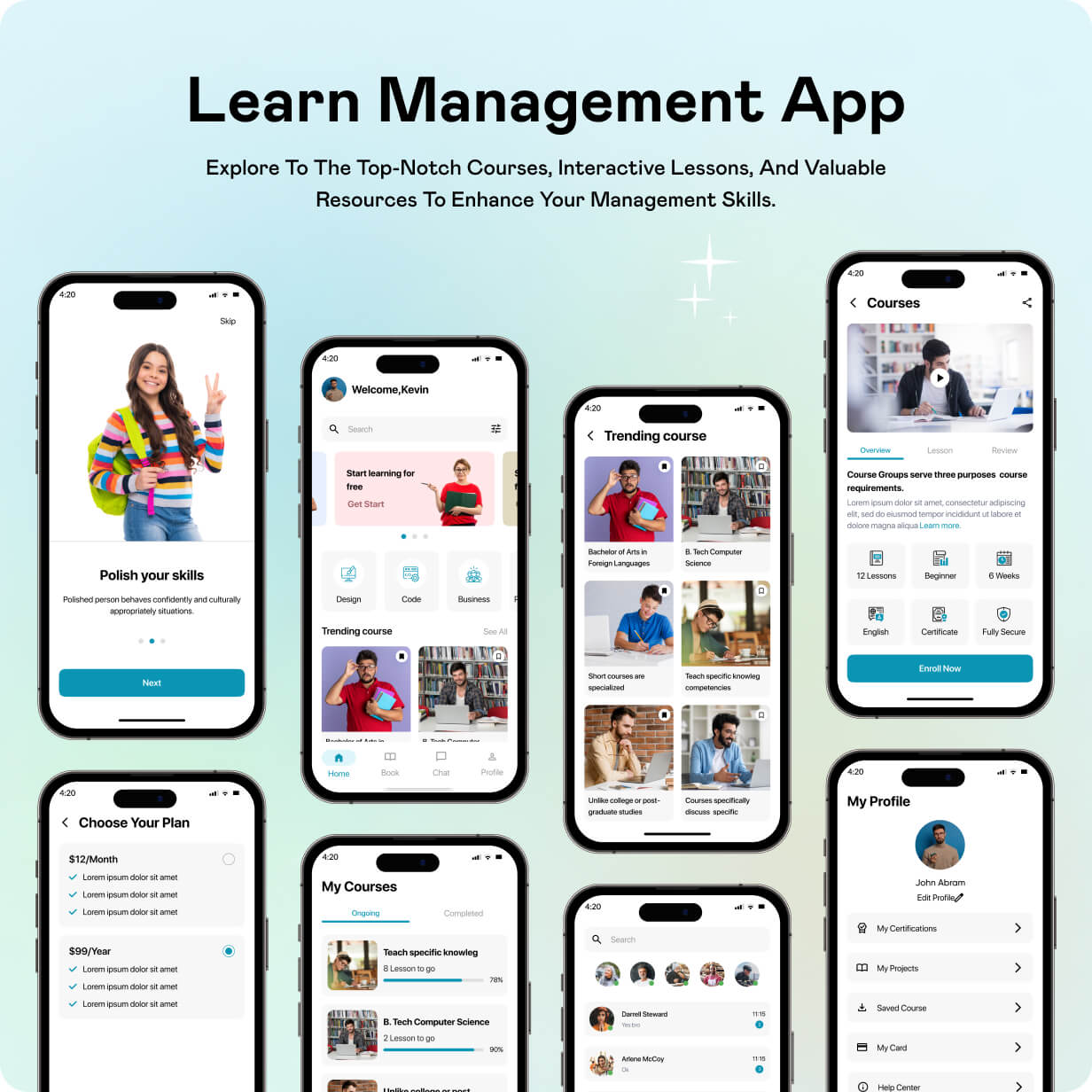 StudySync UI template | LearnManagement App in Flutter | Learn Career Skills App Template - 15