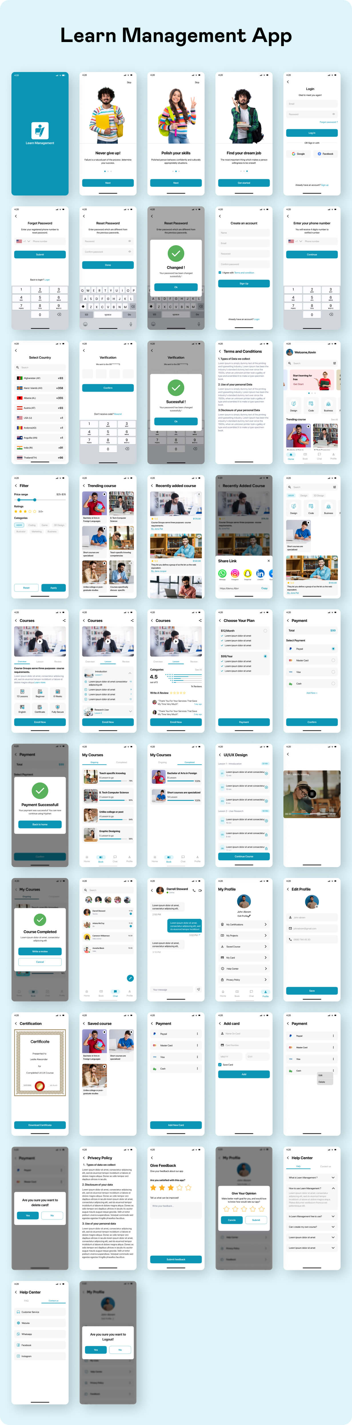 StudySync UI template | LearnManagement App in Flutter | Learn Career Skills App Template - 16